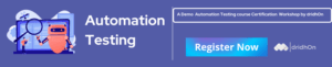 Automation testing Course