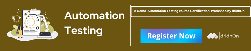 Automation testing Course